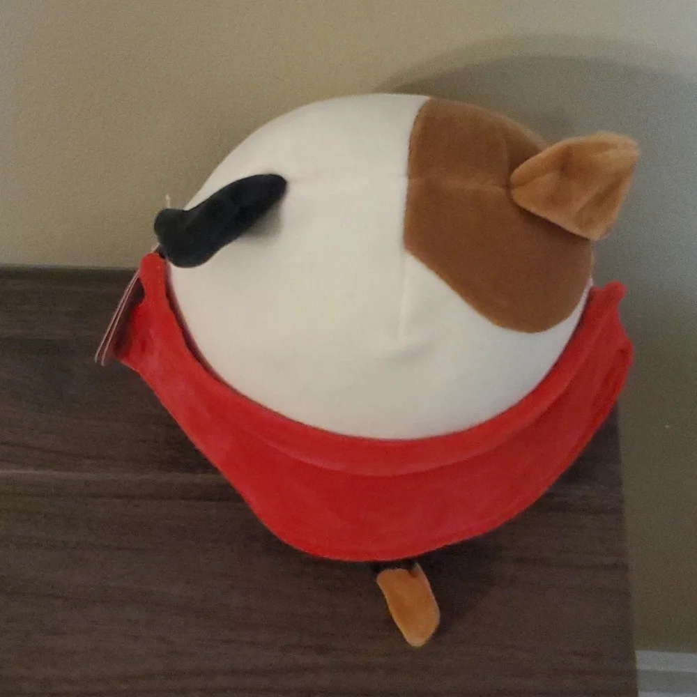 Squishmallows Halloween Squad 8" Cam the Cat Vampire with fangs and red cape NWT - Picture 3 of 6